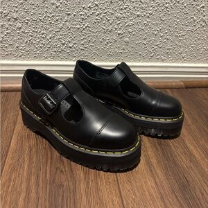 Dr. Martens Black Mary Jane Flats